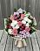 Букет цветов из: Альстромерии, Гвоздики, Розы и Хризантемы в Бородинской