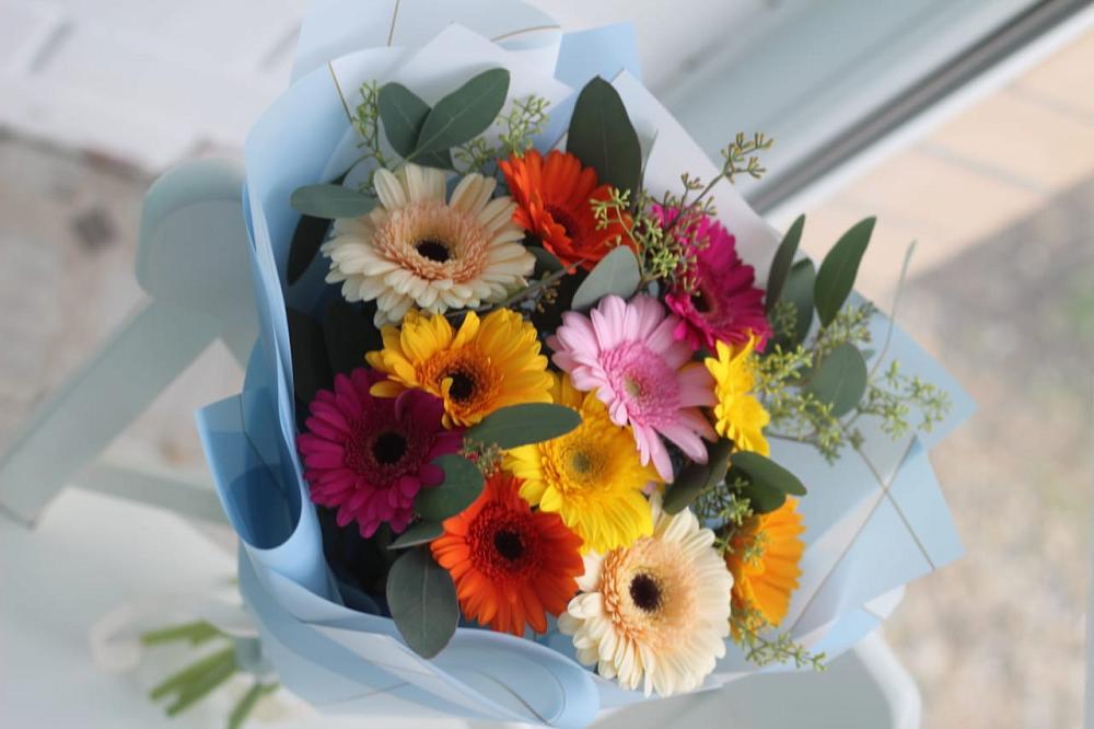 Букет цветов из: Герберы в Бородинской