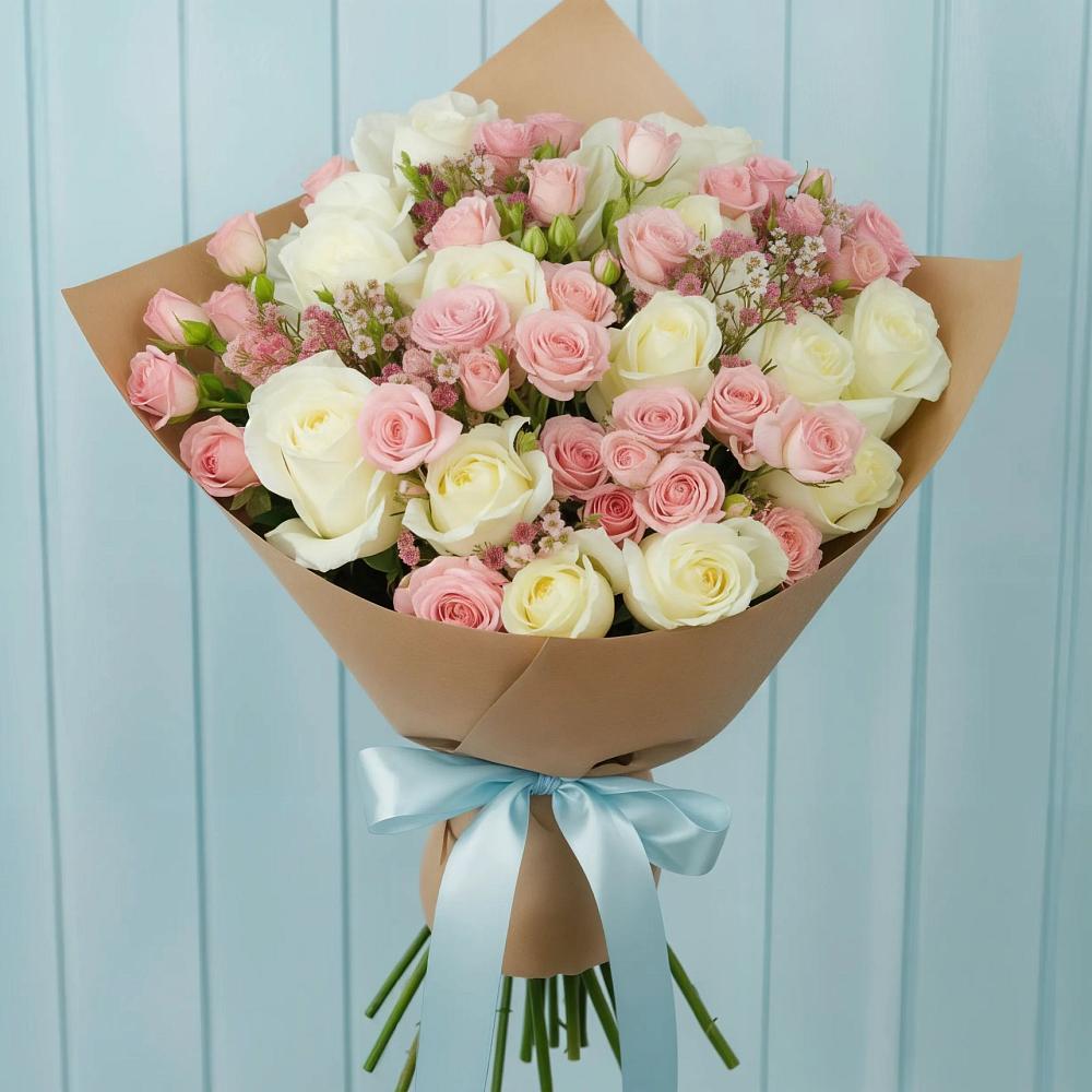 Букет цветов из: Розы в Бородинской