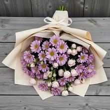 Букет цветов из:  Розы и Хризантемы в Бородинской