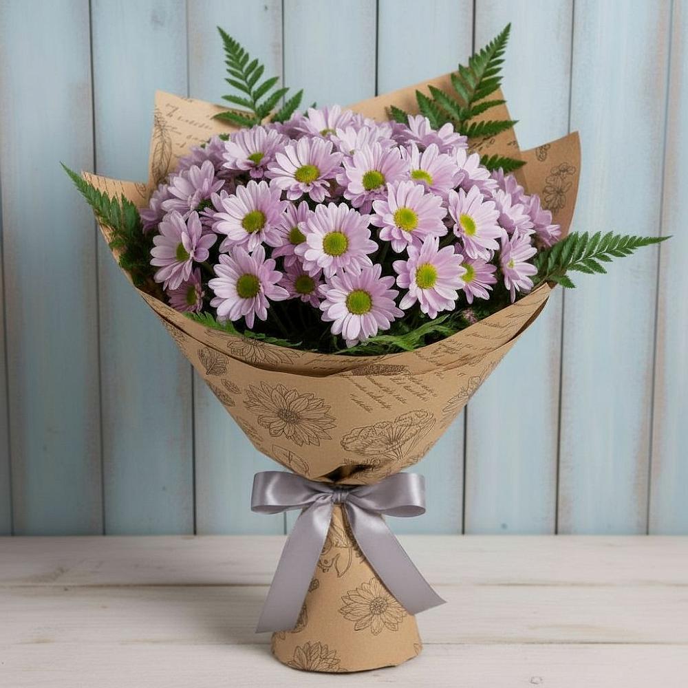 Букет цветов из: Хризантемы в Бородинской