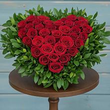 Цветочная композиция из Розы в виде сердца в Бородинской