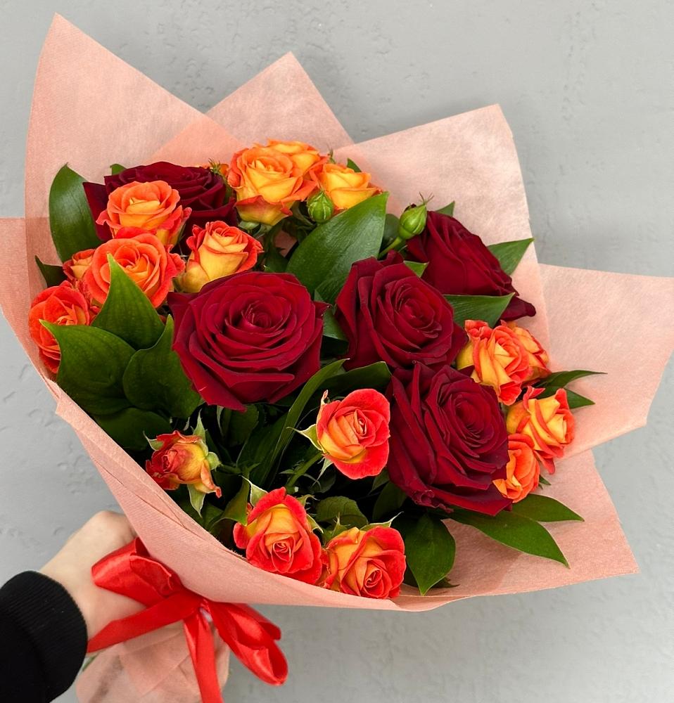 Букет Любовь и восторг в Бородинской