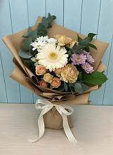Букет цветов из:  Герберы и Хризантемы в Бородинской