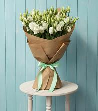 Букет цветов из:  Лизиантусы #REPLACE_PRED# Бородинской