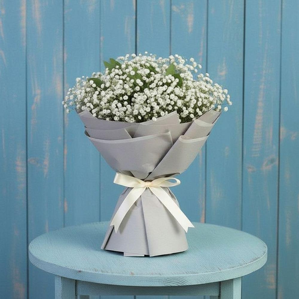 Букет цветов из: Гипсофила в Бородинской