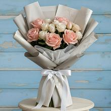 Букет цветов из:  Розы #REPLACE_PRED# Бородинской