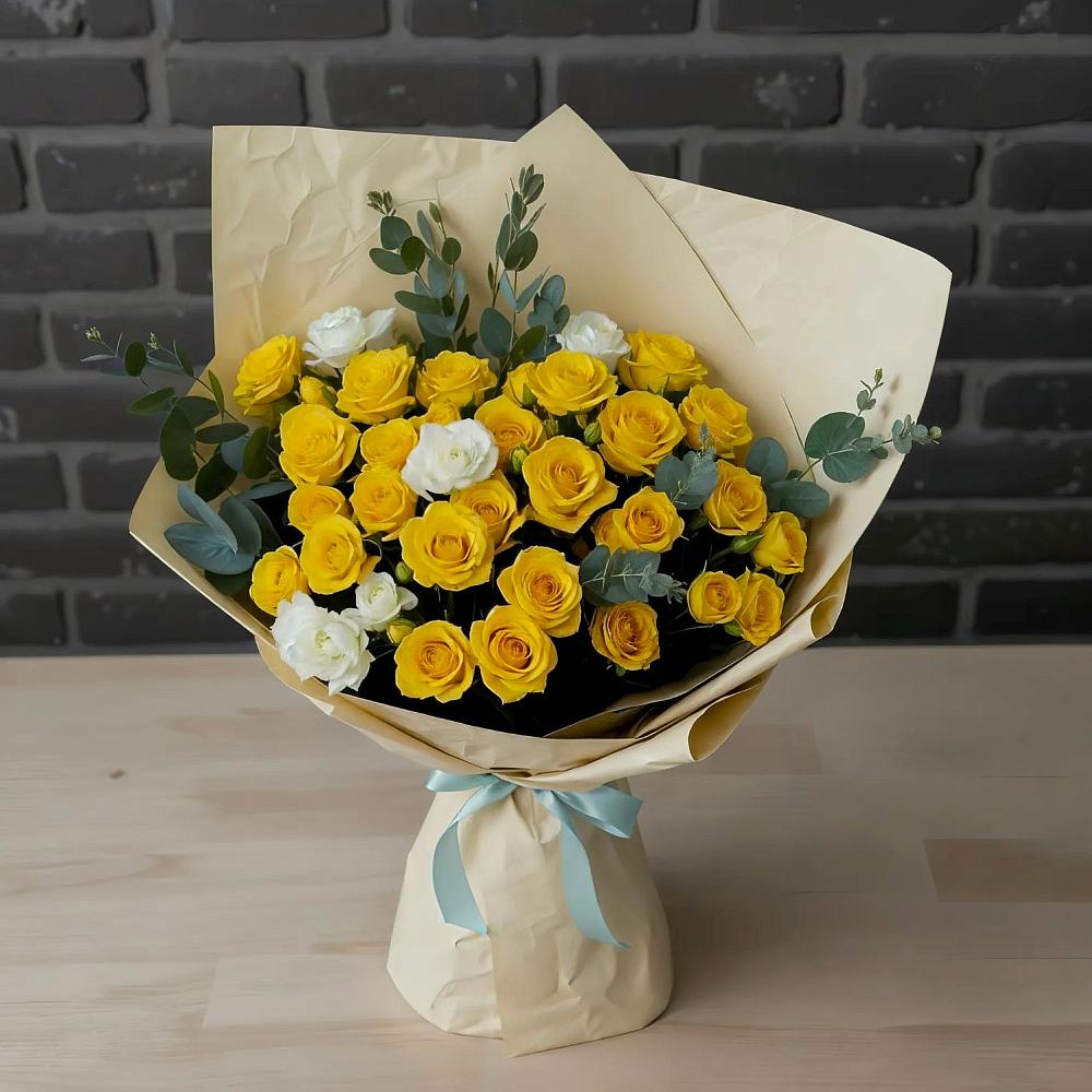 Букет цветов из: Розы в Бородинской