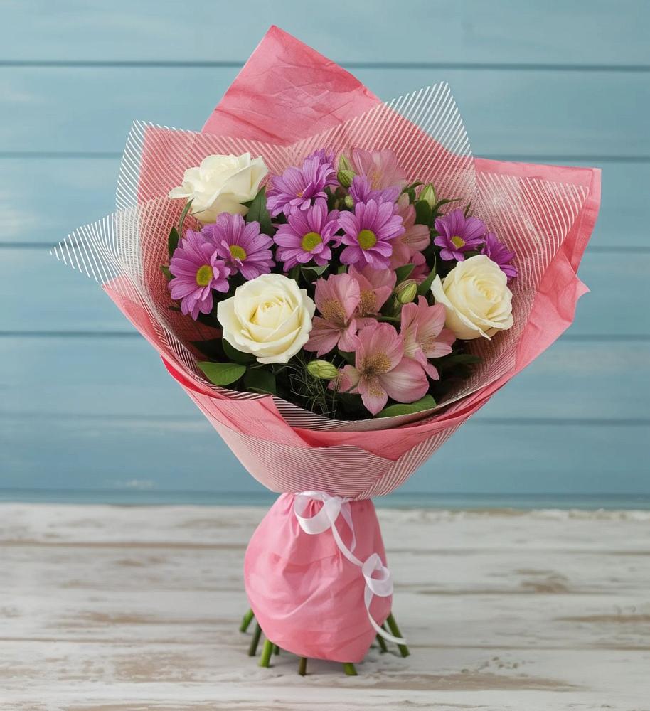 Букет цветов из: Герберы в Бородинской