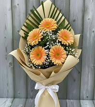 Букет цветов из:  Герберы в Бородинской